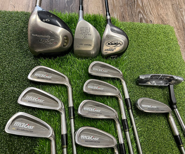 TaylorMade and Titlecast Golf Set - NO BAG - Mixed Set